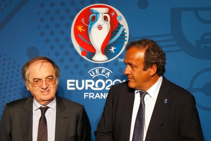 Платини представил логотип Евро-2016